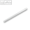 Klemmschienen, DIN A4, Hart-PVC, 3 mm, bis ca. 30 Blatt, transparent, 100 St?ck