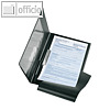 Clipboard Auftragsmappe, A4, Nappafolie, Abheftmechanik, schwarz, 5240080