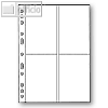 Veloflex Fotoh?llen, DIN A4 f?r 8 Fotos, 9 x 13 cm hoch, 50 St?ck, 5347100