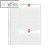 Veloflex Fotoh?llen, DIN A4, f?r 4 Fotos 10 x 15 cm quer, 50 St?ck, 5347400