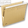 ALPHA H?ngetaschen A4, mit Fr?schen + Organisationsleiste, natron, 25 St?ck