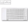 Organisationsstreifen f. H?ngeregister, Skala 3/Skala 4, 100 St?ck, 6162-00-01