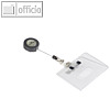 Durable Ausweish?lle, 87 x 54 mm, mit Jojo, transparent, 10 St?ck, 8016-19