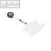 Durable Ausweishalter mit Jojo, 87 x 54 mm, offen, 10 St?ck, 8011-19