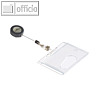 Durable Ausweishalter mit Jojo, 87 x 54 mm, geschlossen, 10 St?ck, 8012-19