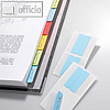 Registertaben Quick TAB DUO, 40mm, permanent, 2-seitig, sortiert, 24 St.
