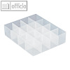 Really Useful Box Kleinteilbox Einsatz, 16 F?cher, 375 x 310 x 90 mm, LGTRAY16C