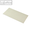 Briefumschl?ge mit Seidenfutter DL, 100g/m?, chamois gerippt, 100 St., 16400208