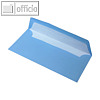 Briefumschl?ge mit Seidenfutter DL, 100g/m?, aqua gerippt, 100 St., 164002124