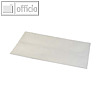 Briefumschl?ge mit Seidenfutter DL, 100g/m?, eisgrau gerippt, 100 St., 164002170