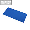 Briefumschl?ge mit Seidenfutter DL, 100g/m?, stahlblau gerippt, 100 St.