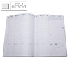 Quo Vadis PRENOTE A4 Kalender-Einlage - 21 x 29.7 cm, Goldschnitt, 24013Q