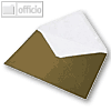 R?ssler Versandtaschen DIN C5, nassklebend, gold, 100 St?ck, 16401175