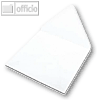 Briefumschlag transparent, quadratisch 164 x 164mm, nasskleb., hochwei?, 100 St.