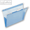Foldersys Pp Haengemappe Mit Cd Tasche blau/transparent