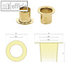 ?sen Nr. 271, Innen ? 6 mm, L 7.2 mm, 10-30 (-50) Blatt, vermessingt, 5.000 St.