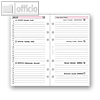 bind Kalendereinlage, ca. DIN A6, 1 Woche = 2 Seiten, B260224