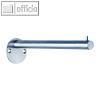 officio Wand-Garderobenhaken lang, 200 x 50 mm, auch f. B?gel, silber, 2844