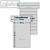 Ultradex T-Karten, liniert/blanko, Schmalformat, hellgrau, 100 St?ck, 542157