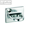 officio Wandhalterung f?r Kordeln, passend zu Seilst?ndern, Chrom, 2 St., 8091