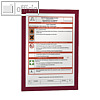 Durable Inforahmen DURAFRAME?, DIN A4, selbstklebend, rot, 2 St?ck, 4872-03