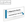 Durable T?rschild CLICK SIGN 149 x 52.5 mm, Kunststoff, wei?, 2 St?ck, 4860-02