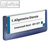 T?rschild CLICK SIGN 149 x 52.5 mm, Kunststoff, dunkelblau, 2 St., 4860-07