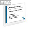 Durable T?rschild CLICK SIGN 149 x 105.5 mm, Kunststoff, wei?, 2 St?ck, 4861-02