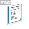 Durable T?rschild CLICK SIGN 149 x 148.5 mm, Kunststoff, wei?, 2 St?ck, 4862-02