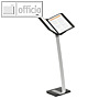 Sichttafel-Bodenst?nder SHERPA? STAND PRO 10, mit 10 Tafeln, schwarz, 5910-01