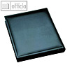Ringbuch "Scala", DIN A4, 4 Ringe, R?cken: 30 mm, Rindsleder, schwarz, 34486