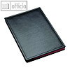 L?ufer Unterschriftenmappe "Scala", DIN A4, 20 F?cher, Rindsleder, schwarz,34846