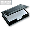 Läufer "Modena" Zettelkasten aus glattem Rindsleder, schwarz, 34016