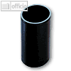 L?ufer "Modena" K?cher aus glattem Rindsleder, 10 cm, 7 cm ?, schwarz, 36326
