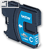 Brother Tintenpatrone LC980C f?r DCP145C/165C/185C, ca. 260 Seiten, cyan, LC980C