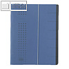 Elba chic-Ordnungsmappe, DIN A4, 7 F?cher, Karton 450 g/qm,d.blau, 400002023