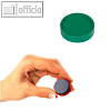 MAUL Rundmagnete, Haftkraft: 0.6 kg, gr?n, 40 St., 6172355