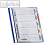 Durable Organisationshefter DIVISOFLEX, A4, 5-fach, blau, 5 Stück, 2557-06