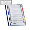 Durable Organisationshefter DIVISOFLEX, A4, 5-fach, blau, 5 St?ck, 2557-06