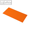 Briefumschl?ge mit Seidenfutter DL, 100g/m?, orange gerippt, 100 St., 16400221