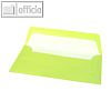 Briefumschl?ge mit Seidenfutter DL, 100g/m?, maigr?n gerippt, 100 St., 16400222