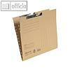 Pendelmappe A4 m. Metallh?nger, Seiten offen, Natronkarton braun, 50 St?ck