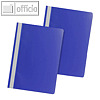 officio Schnellhefter DIN A4, PP, dunkelblau, 5er Pack, 312575