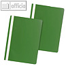 officio Schnellhefter DIN A4, PP, grün, 5er Pack