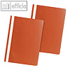 officio Schnellhefter DIN A4, PP, orange, 5er Pack, 312621