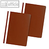 officio Schnellhefter DIN A4, PP, braun, 50er Pack, KF16555