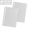 officio Schnellhefter DIN A4, PP, weiß, 5er Pack, 312648