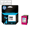 HP Druckkopfpatrone Nr.300, color, ca. 165 Seiten, CC643EE