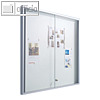 Au?en-Schaukasten INTRO - 158 x 101 x 5.5 cm, 21x A4, Alu-Rahmen/eckig