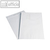 Versandtaschen B4 mit Fenster u. Einstecktasche, haftklebend, wei?, 250 St.